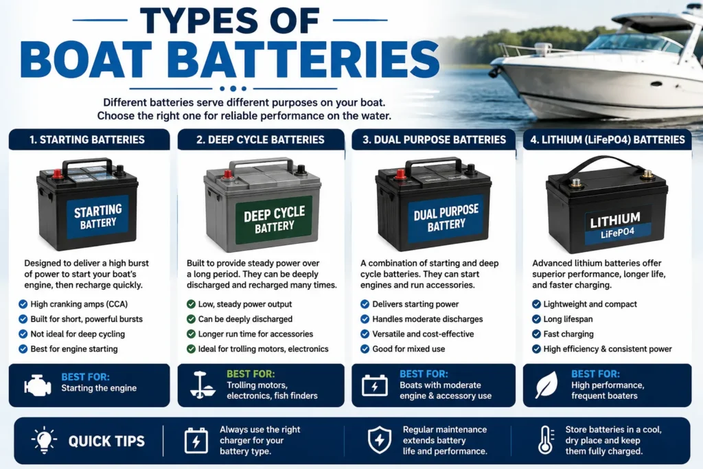 Types of Boat Batteries